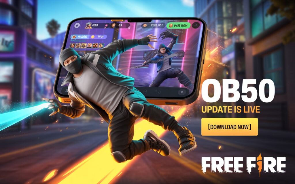 🔥 Free Fire OB50 Update is Live: New Ninja Character, Epic Rewards & More! [Download Now]
