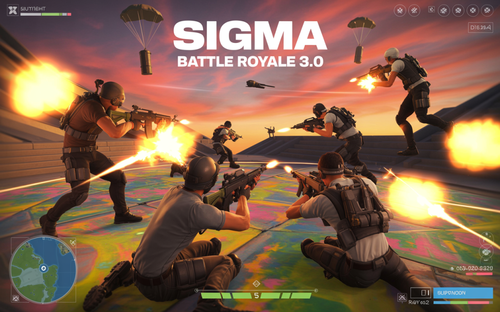 Leaked image of Sigma Battle Royale 3.0 update with new graphics and gameplay features